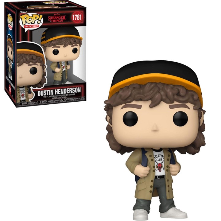 Funko Pop Dustin Hendersson 1781 Stranger Things