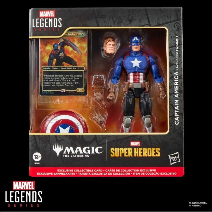 Capitan America Marvel Legend Series x Magic The Gathering