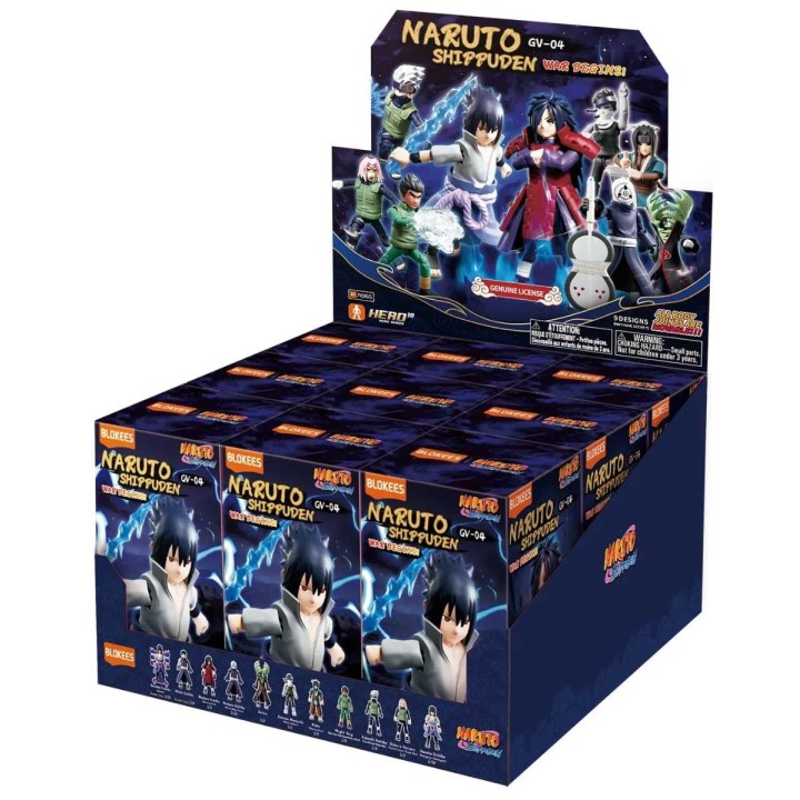 Caja Completa Naruto War Begins Galaxy Version 04 Blokees