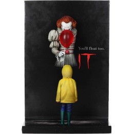Pennywise y George It Chapter One Movie Poster Figure