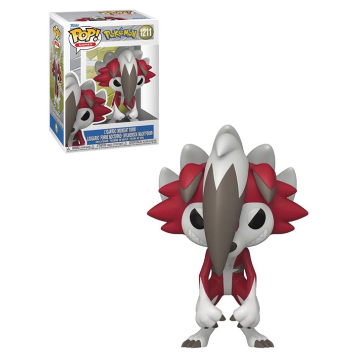 Funko Pop Licanrock Midnight Form 1211 Pokemon