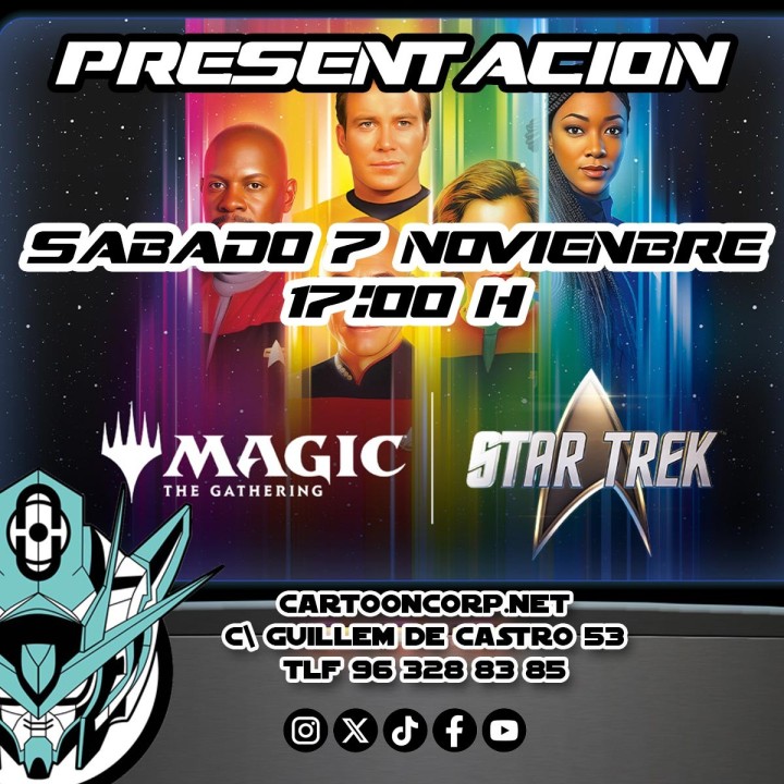 Sábado Tarde Evento de Presentación Star Trek Magic The Gathering (Castellano) - MTG STRTRK