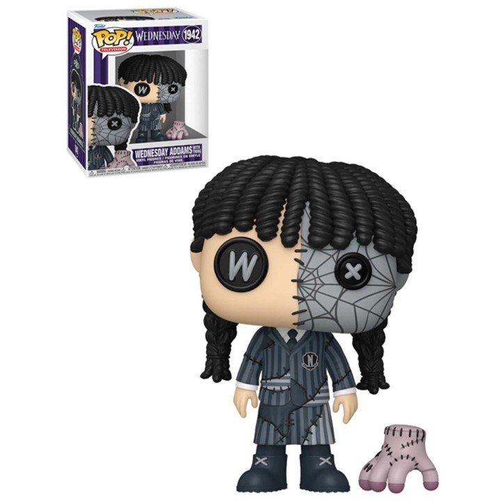 Funko Pop Wednesday Addams With Thing Patchwork 1942 Wednesday