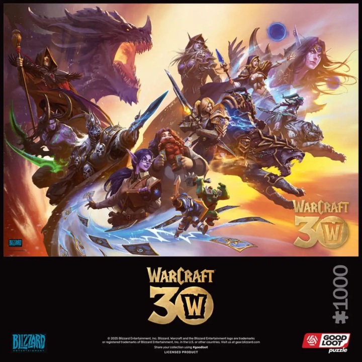 Puzzle World of Warcraft 30th Anniversary 1000 piezas