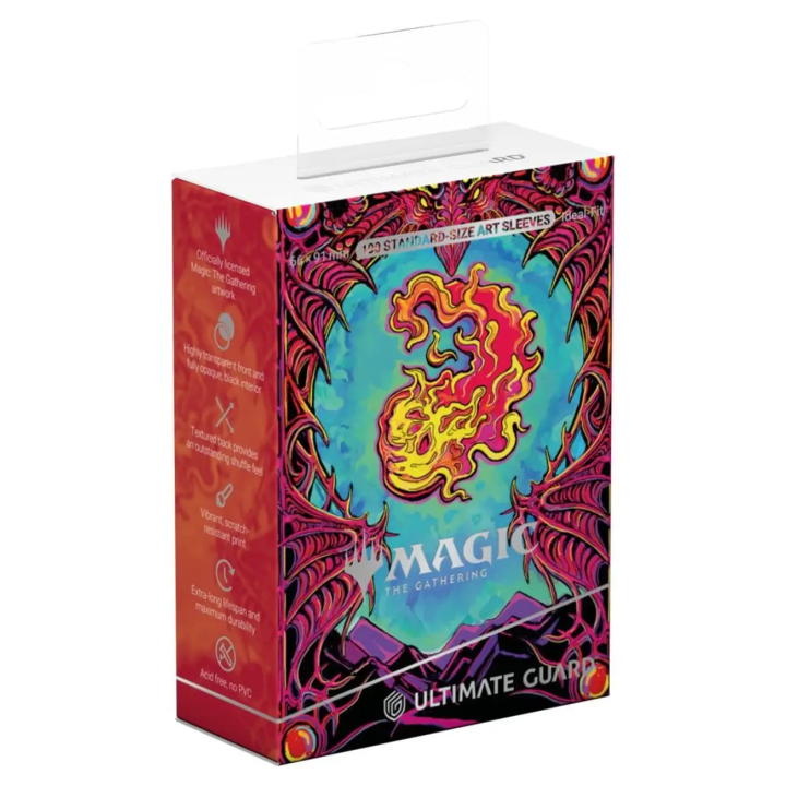 Art Sleeves Mana Token Mountain Magic The Gathering Ultimate Guard