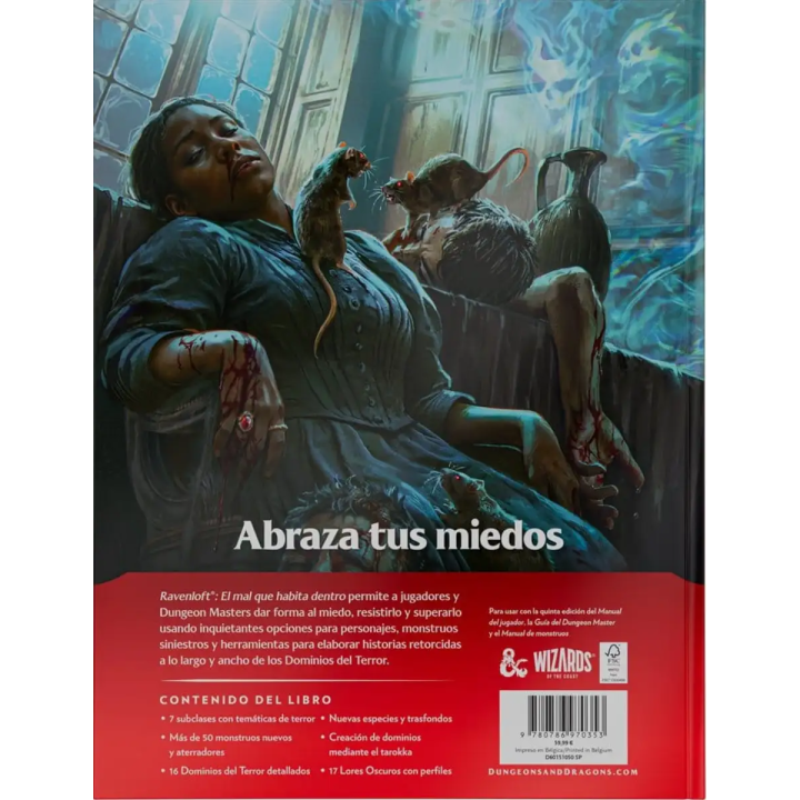 Ravenloft El Mal Que habita Dentro Expansion de Juego Dungeons & Dragons